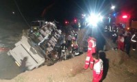 جان باختگان واژگونی اتوبوس در جاده سبزوار- شاهرود به 11 نفر رسید
