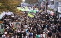 راهپيمايي 13 آبان با حضور گسترده مردم در سبزوار برگزار شد